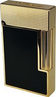 Zigarrenzubehör Feuerzeug  S.T. Dupont Palladium Yellow Gold Black Matte (C16601)