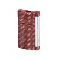 Zigarrenzubehör Feuerzeug  S.T. Dupont Swarovski crystals & Chrome Red (010094)