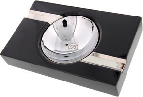 Zigarrenzubehör Aschenbecher  S.T. Dupont Lacquer & Metal Black (006041)