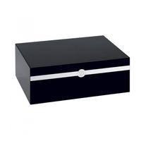 Zigarrenzubehör Humidor  S.T. Dupont Ligne 2 Lack schwarz Palladium (für bis zu 75 Cigarren) (001282)