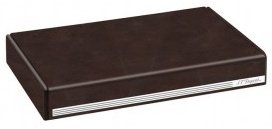 Zigarrenzubehör Humidor  S.T. Dupont Reisehumidor Leder braun (7-10 Cigarren) (1280)
