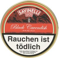 Tabak Pfeifentabak  Savinelli Black Cavendish 50g Dose