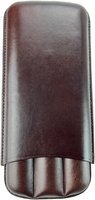 Zigarrenzubehör Etui  Marca Fina 3er Doble Corona Tabakbraun ohne Logo (1000022)