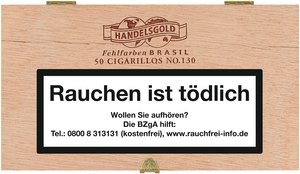 Zigarillos Deutschland  Handelsgold No. 130 Brasil Cigarillos (50er Packung)