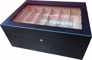 Zigarrenzubehör Humidor  Habanos Gastro Seidenschwarz (6396930)