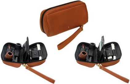 Dunhill The White Spot Pipes Terracotta Pfeifen Etui Gentleman Pipe Companion (PA2022)