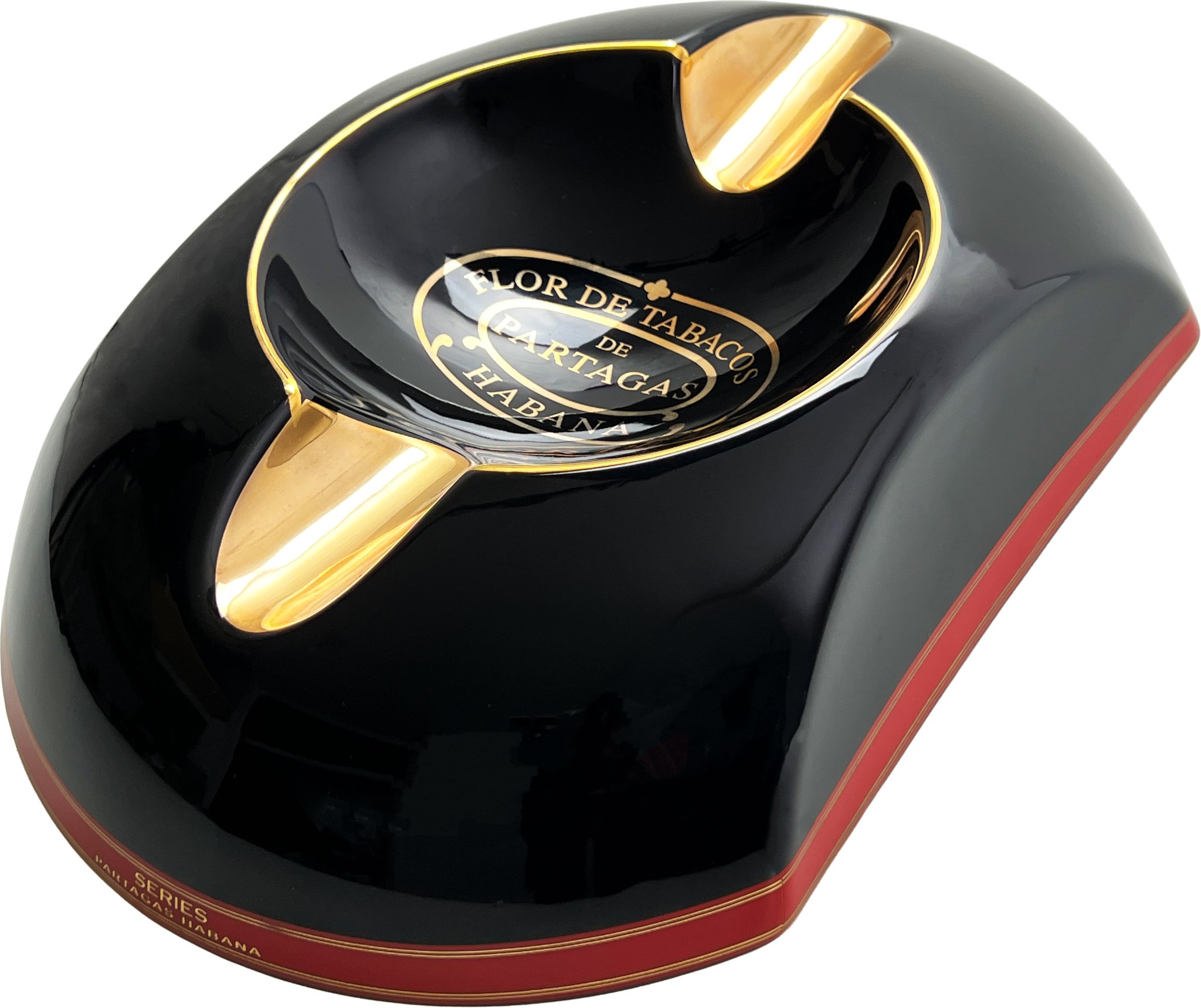 Partagas Ascher schwarz mit 2 Ablagen (6397680)