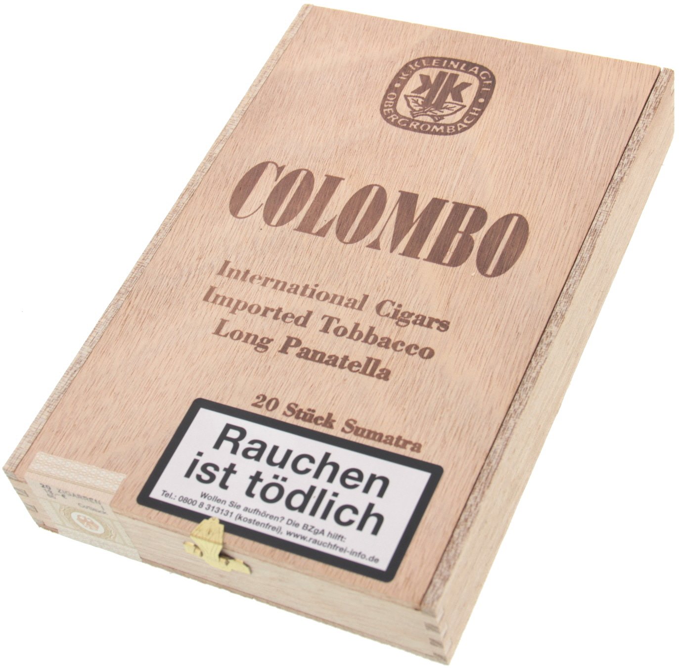 K. Kleinlagel Colombo International Cigars Long Panatella Sumatra (10615)