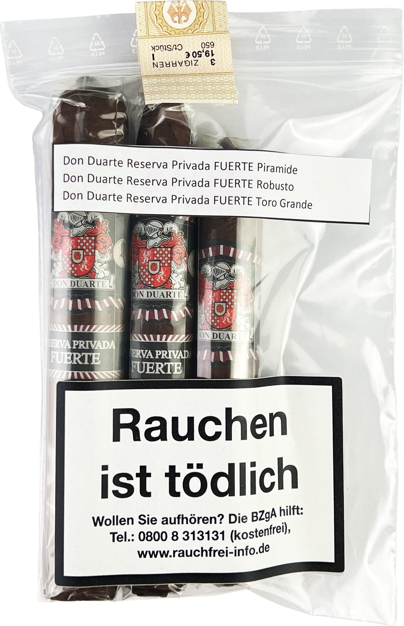 Fuerte Sampler (3 Cigarren) Detailbild