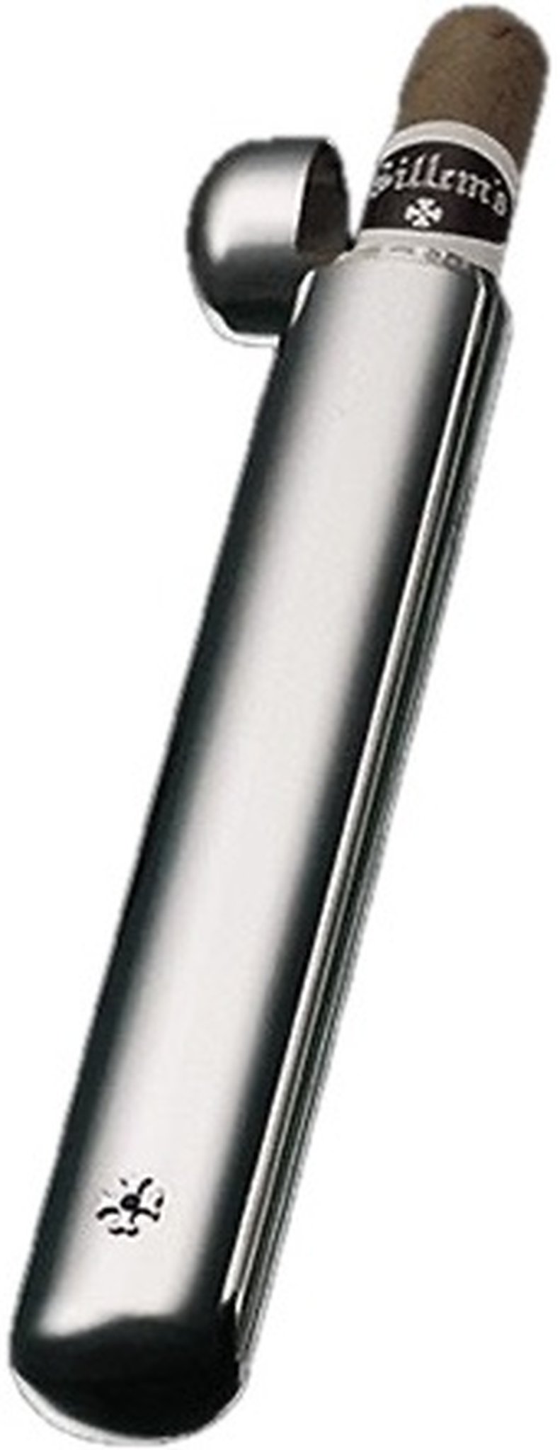 Sillems Zigarrenetui 1er Silverplated mit seitl. versenktem Schanier (3166)