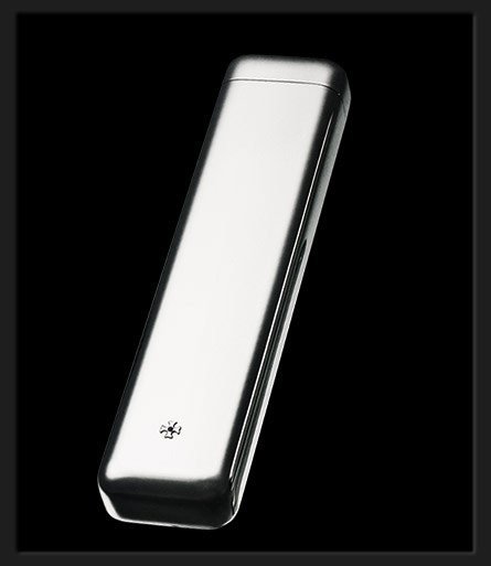 Sillems 2er Zigarrentube Eckig Silverplated (3177)