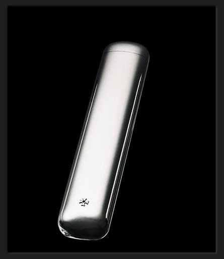 Sillems 2er Zigarrenetui Anatomisch (Groß) Silverplated Anatomisch (3176)