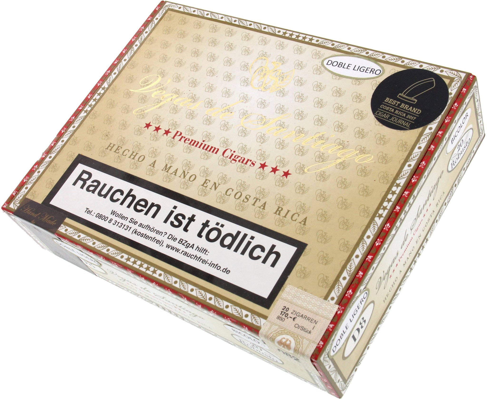 Vegas Santiago D8 Robusto BICOLOR Kiste