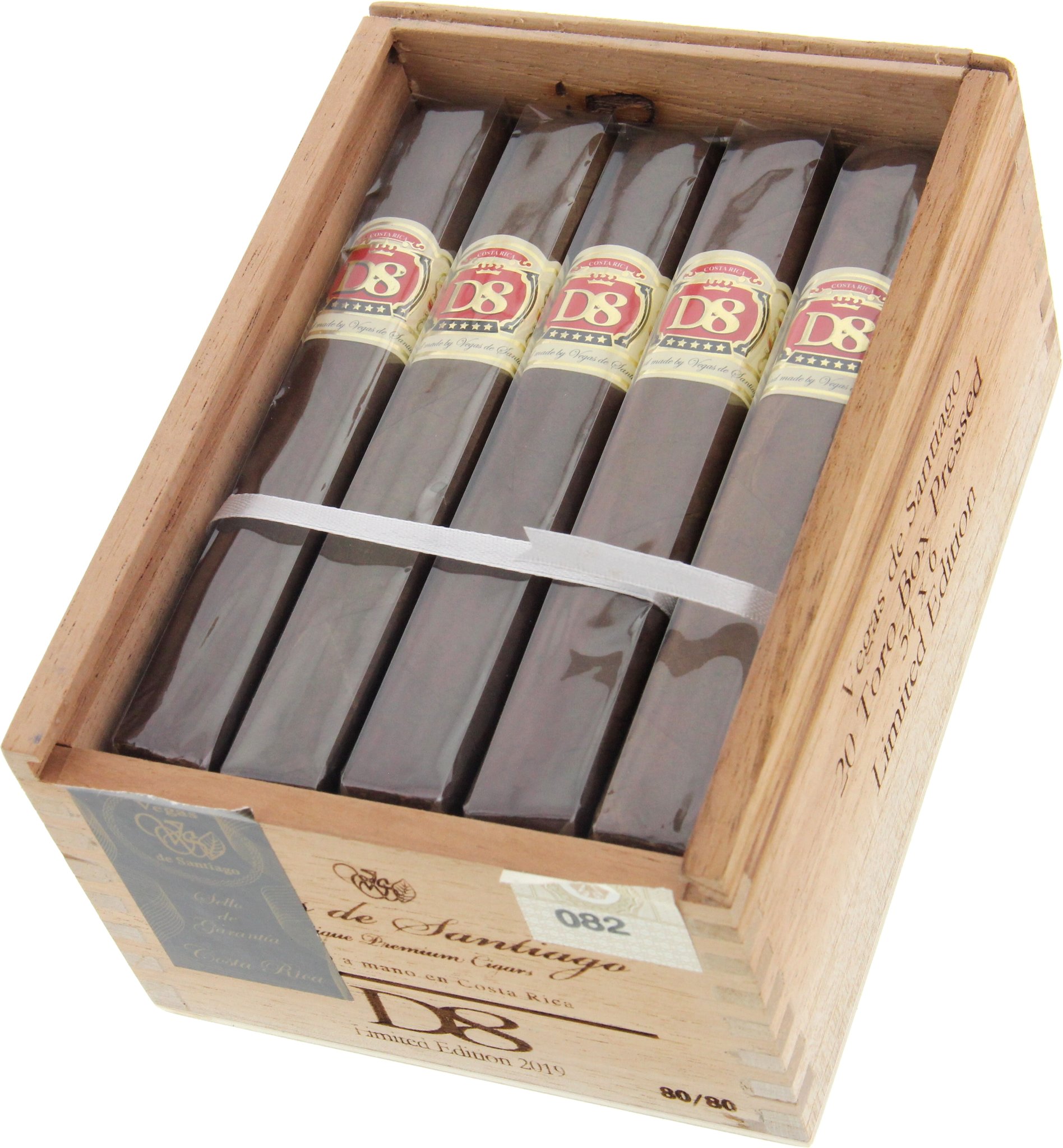 Vegas de Santiago D8 Toro boxpressed Kiste offen