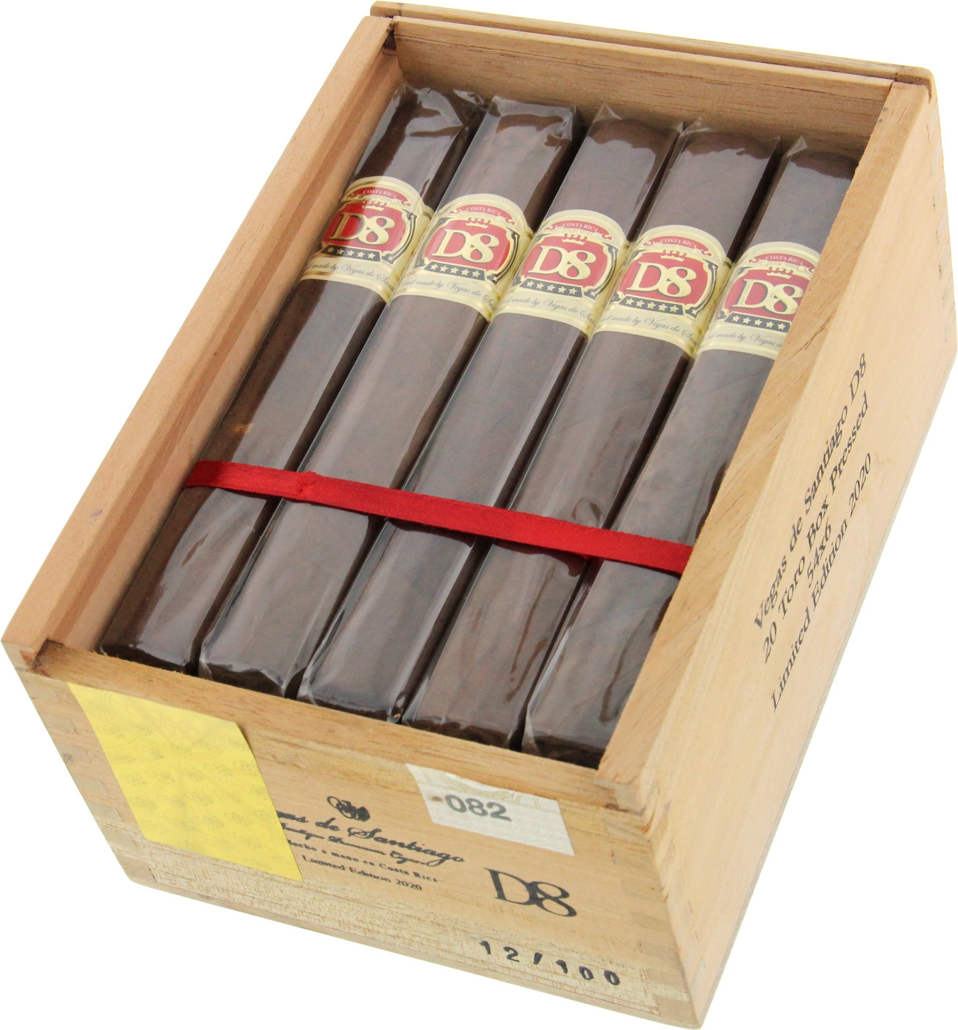 Vegas de Santiago D8 Toro boxpressed Limited Edition 2020 Kiste offen
