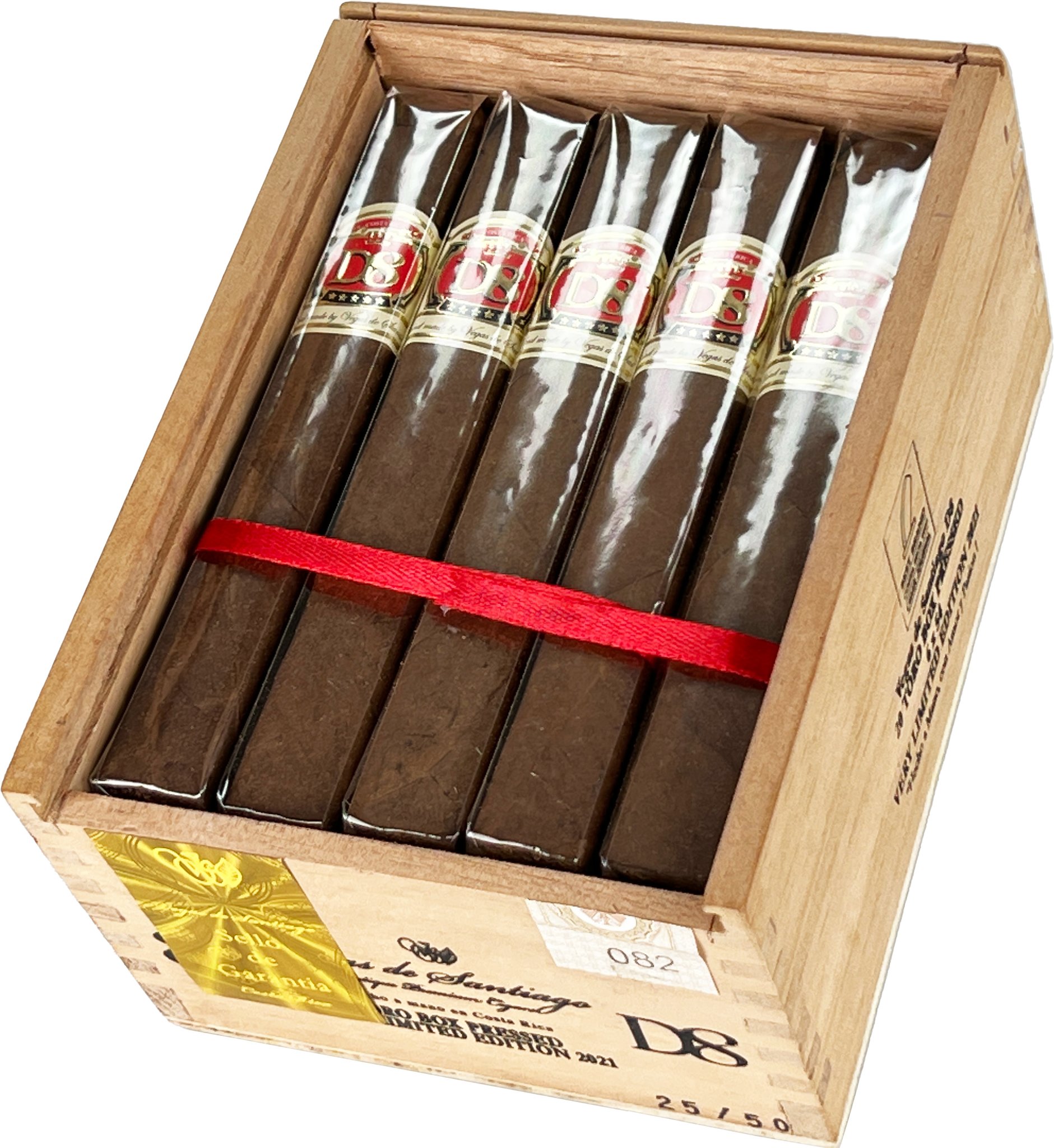 Vegas de Santiago D8 Toro boxpressed Limited Edition 2021 Kiste offen