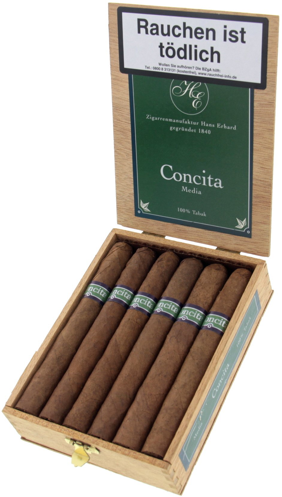 Hans Erhard Concita 100% Tabak Media offen 