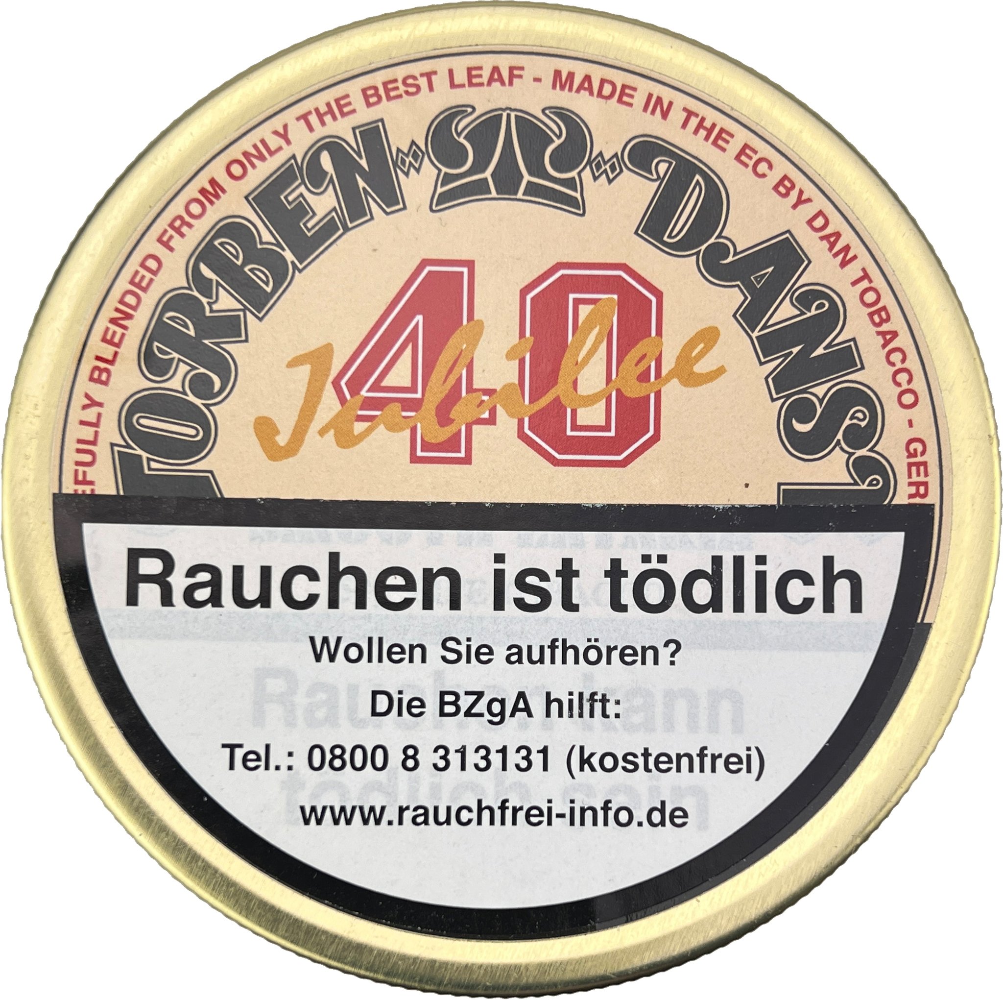 Dan Tobacco Torben Dansk 40 Jubilee Smooth Latakia 50g Dose