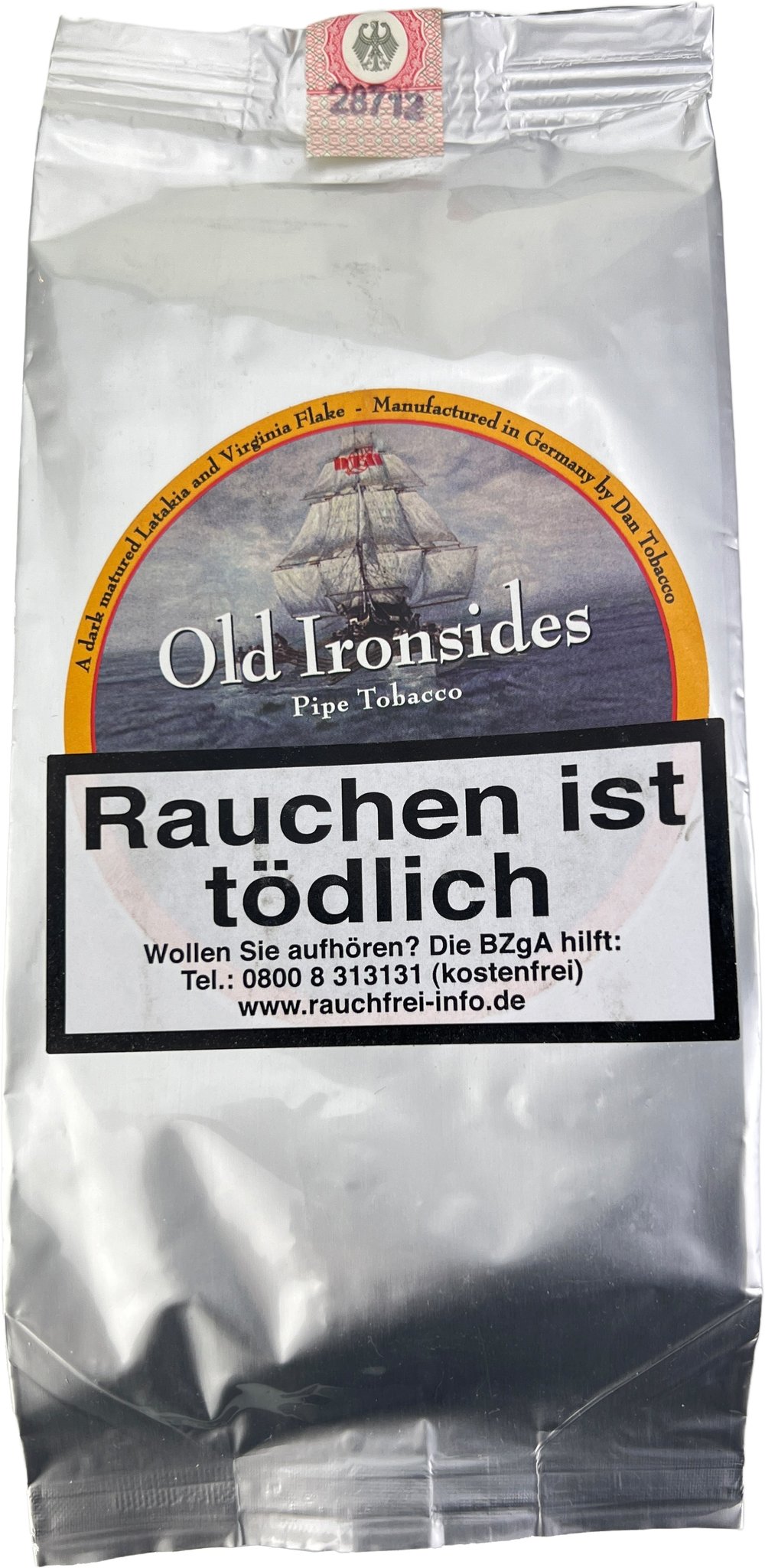 Dan Tobacco DTM Pfeifentabak Old Ironsides 250g Pouch