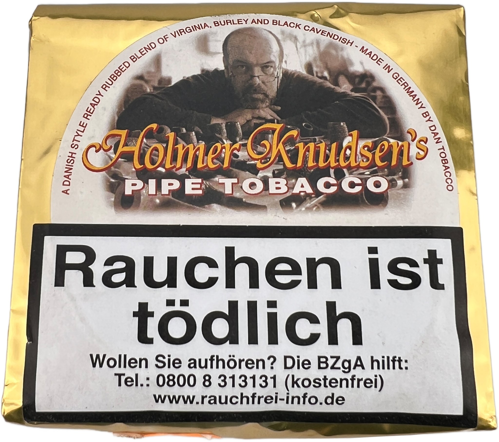 Dan Tobacco DTM Pfeifentabak Holmer Knudsen’s Pipe Tobacco 250g Pouch