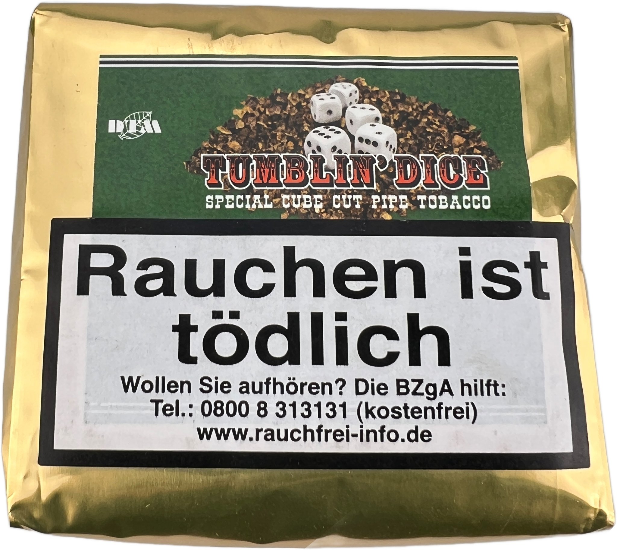 Dan Tobacco DTM Pfeifentabak Tumblin Dice 250g Pouch
