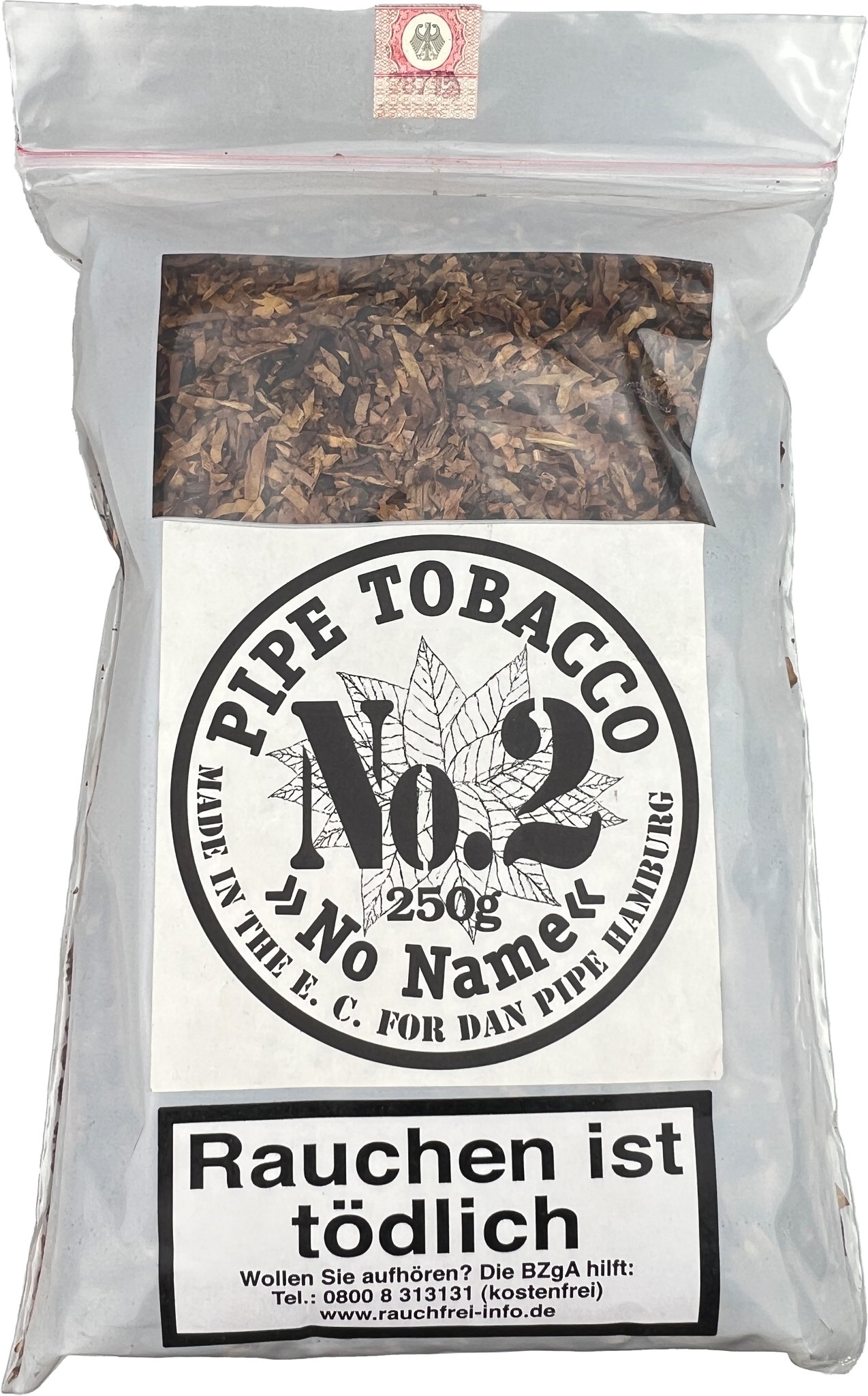 Dan Tobacco DTM Pfeifentabak No.2 No Name 250g Pouch