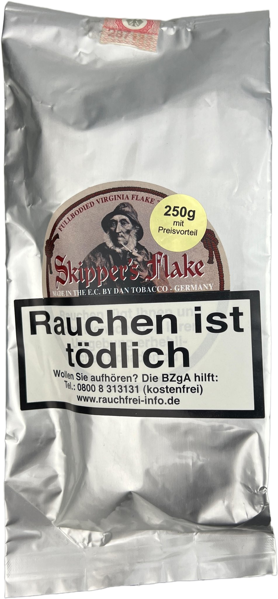 Dan Tobacco DTM Pfeifentabak Skipper's Flake 250g Pouch