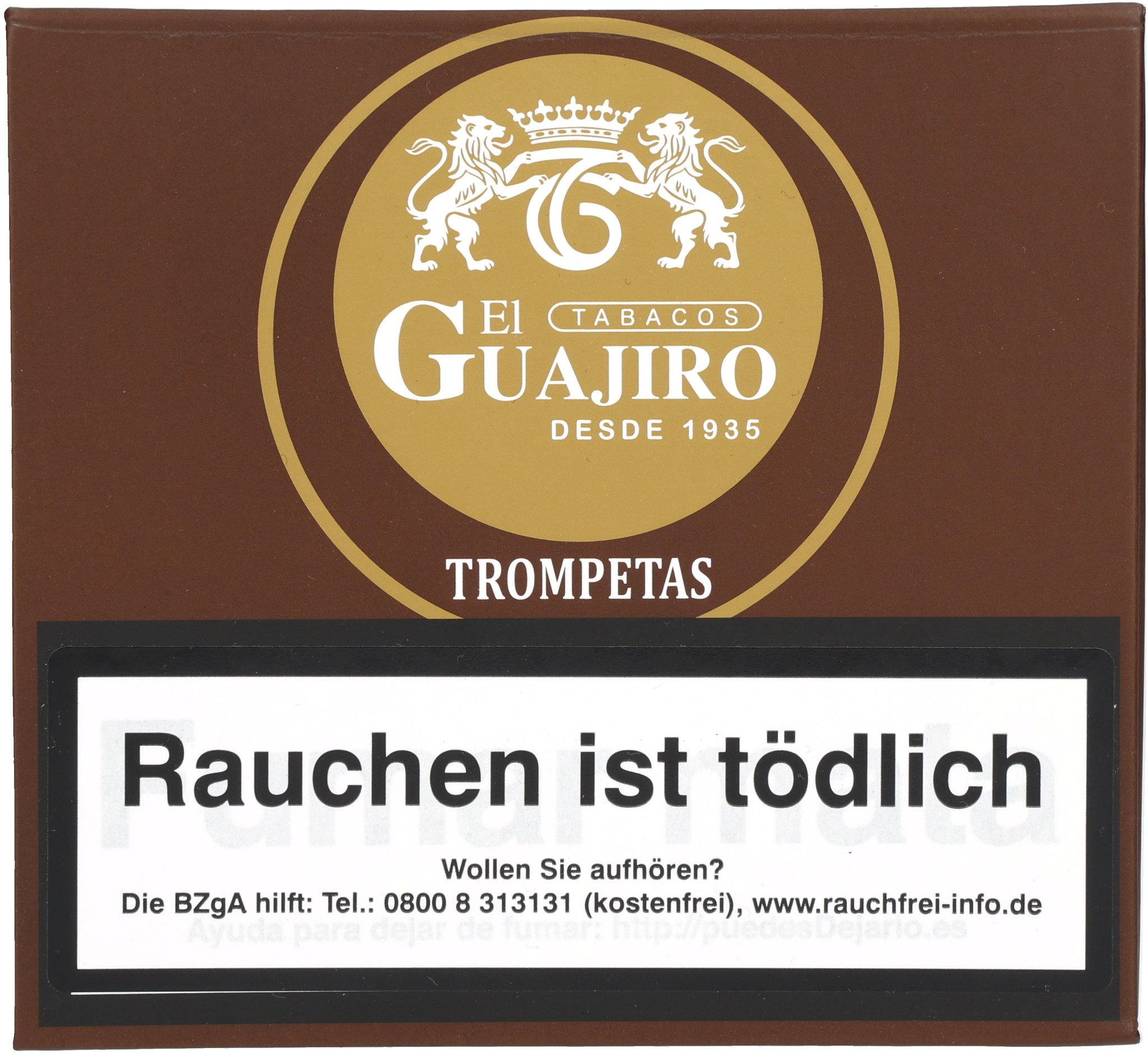 Trompetas Sumatra Schachtel frontal