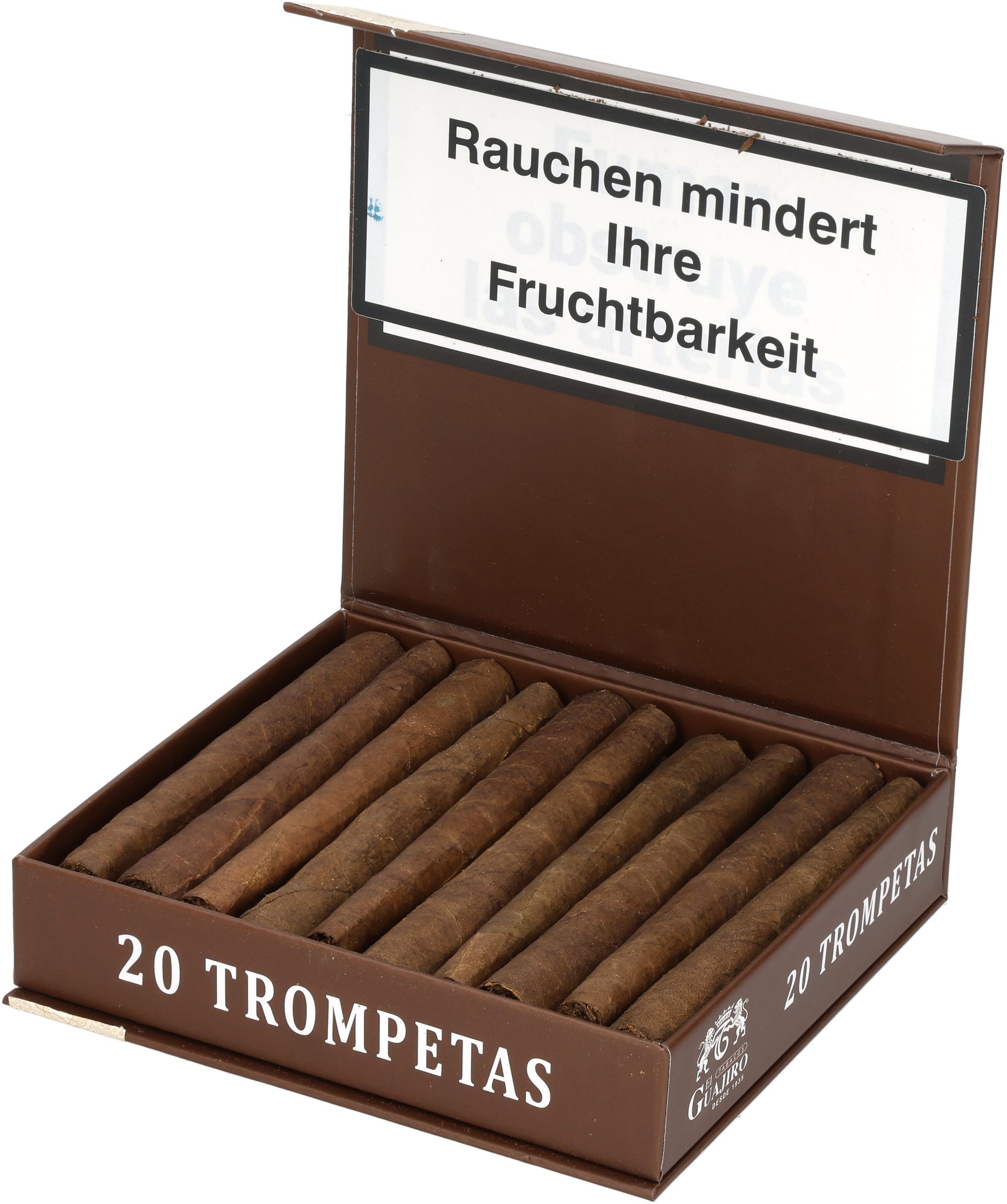 Trompetas Sumatra Schachtel offen