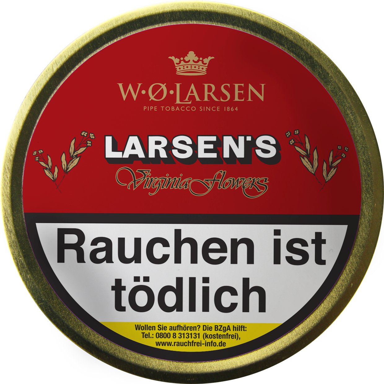 W.O. Larsen Pfeifentabak Virginia Flowers 100g Dose