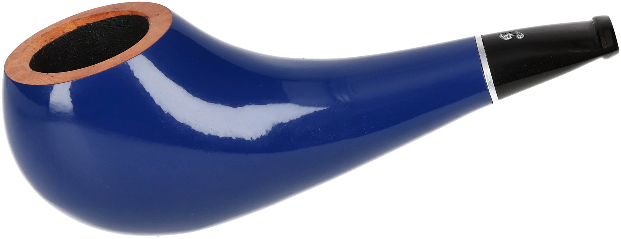 Big Ben Pipo Pfeifen Blau Lackiert_01