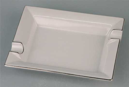  Basic Cigarrenascher Porzellan Weiß (513281)