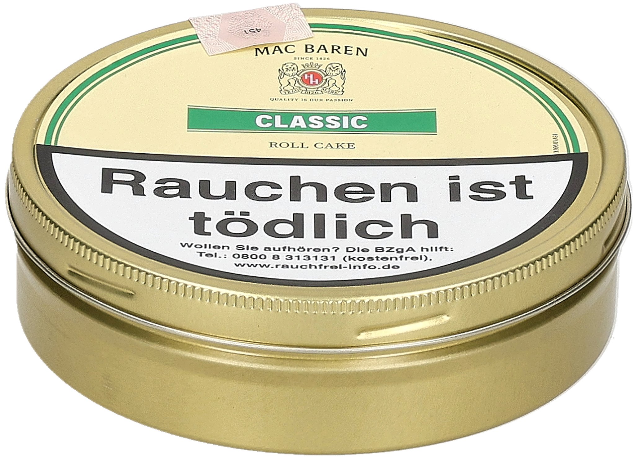 Classic Roll Cake Tin liegend