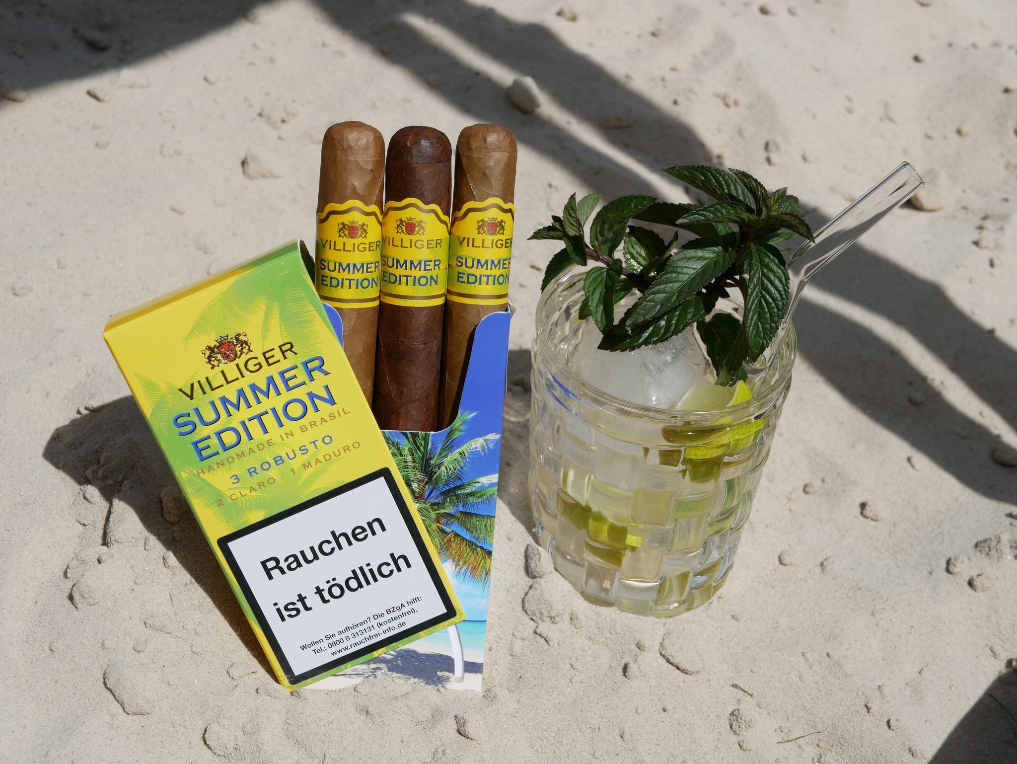 Villiger Sampler Summer Edition Robusto 2022 Stimmungsbild
