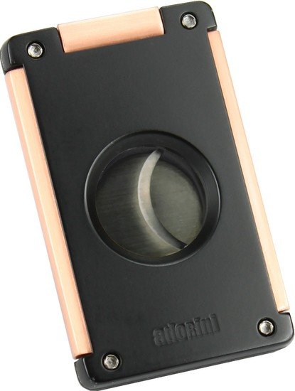 Adorini Neptune Doppelklingencutter schwarz-rose mit Solinger Klingen Keramikbes