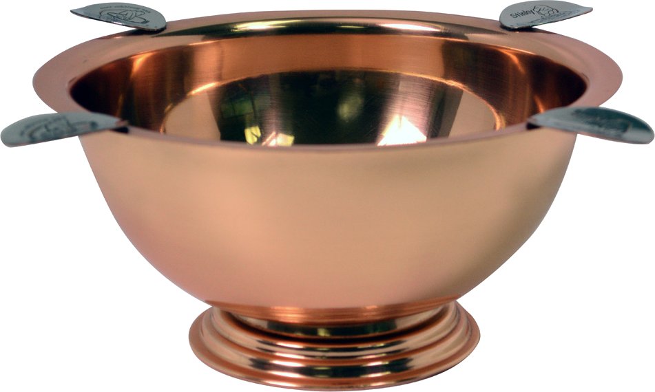 Stinky Ashtray Classic Copper mit 4 Ablage- Kupfer Galvanisiert (CA-ST-4COP)