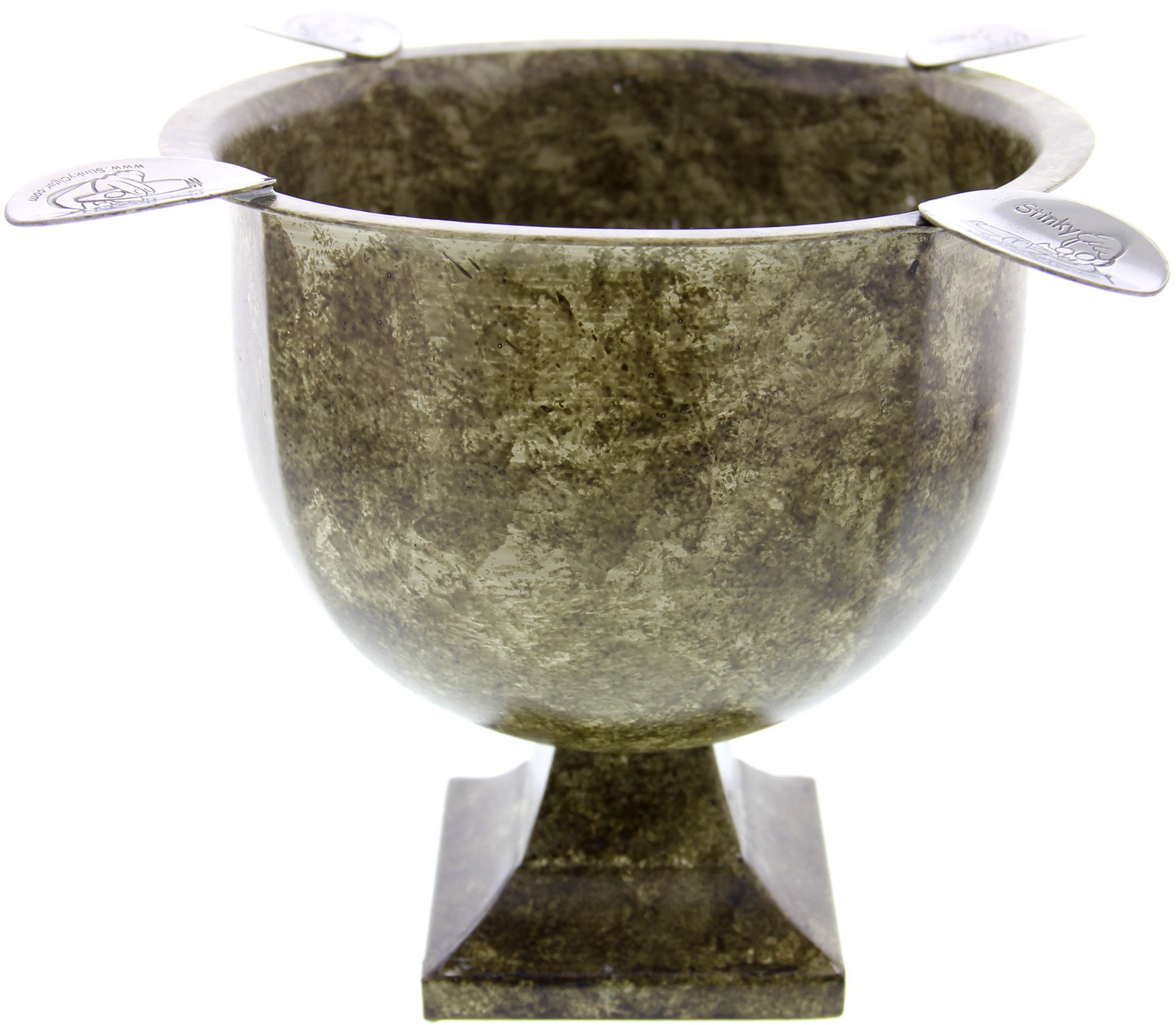 Stinky Ashtray Square Antique Green (CA-ST-4AGRN)