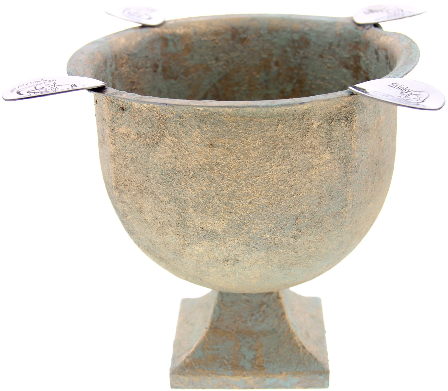 Stinky Ashtray Square Gold Patina (CA-ST-4GP)