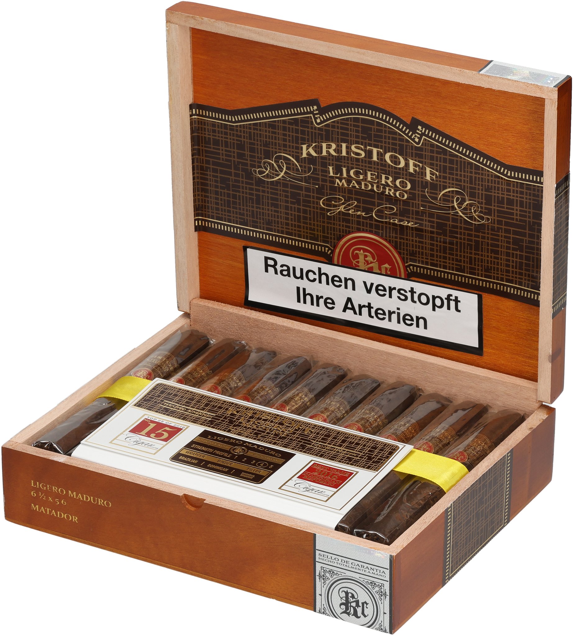 Ligero Maduro Matador box open