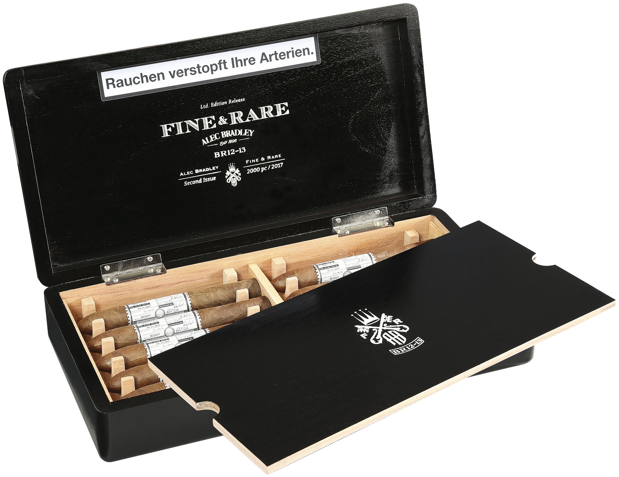 Alec Bradley Fine & Rare Edition 2017 Torpedo Kiste offen Detailbild