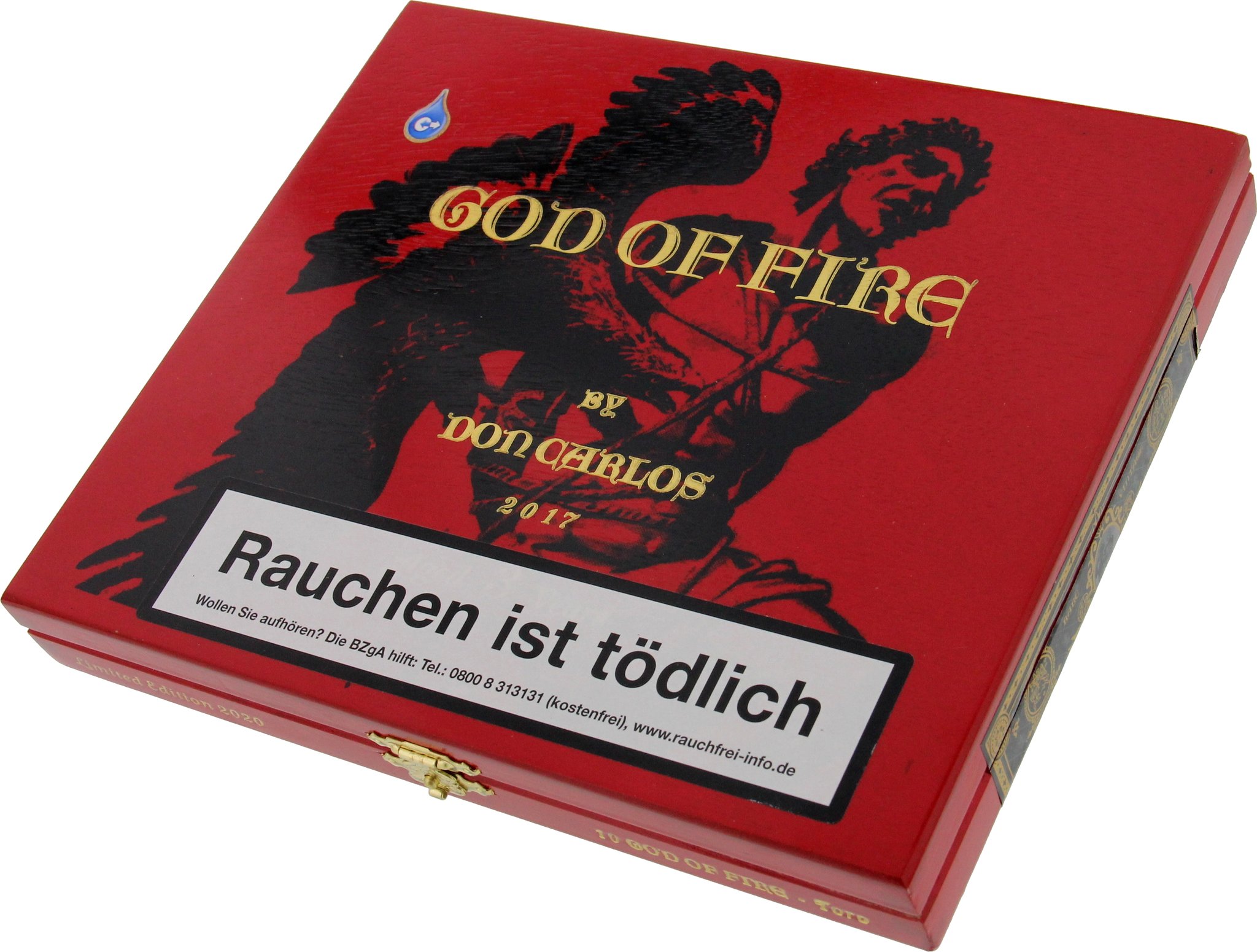 God of Fire by Arturo Fuente Toro by Don Carlos 2017 (Limited Edition 2020) Kiste