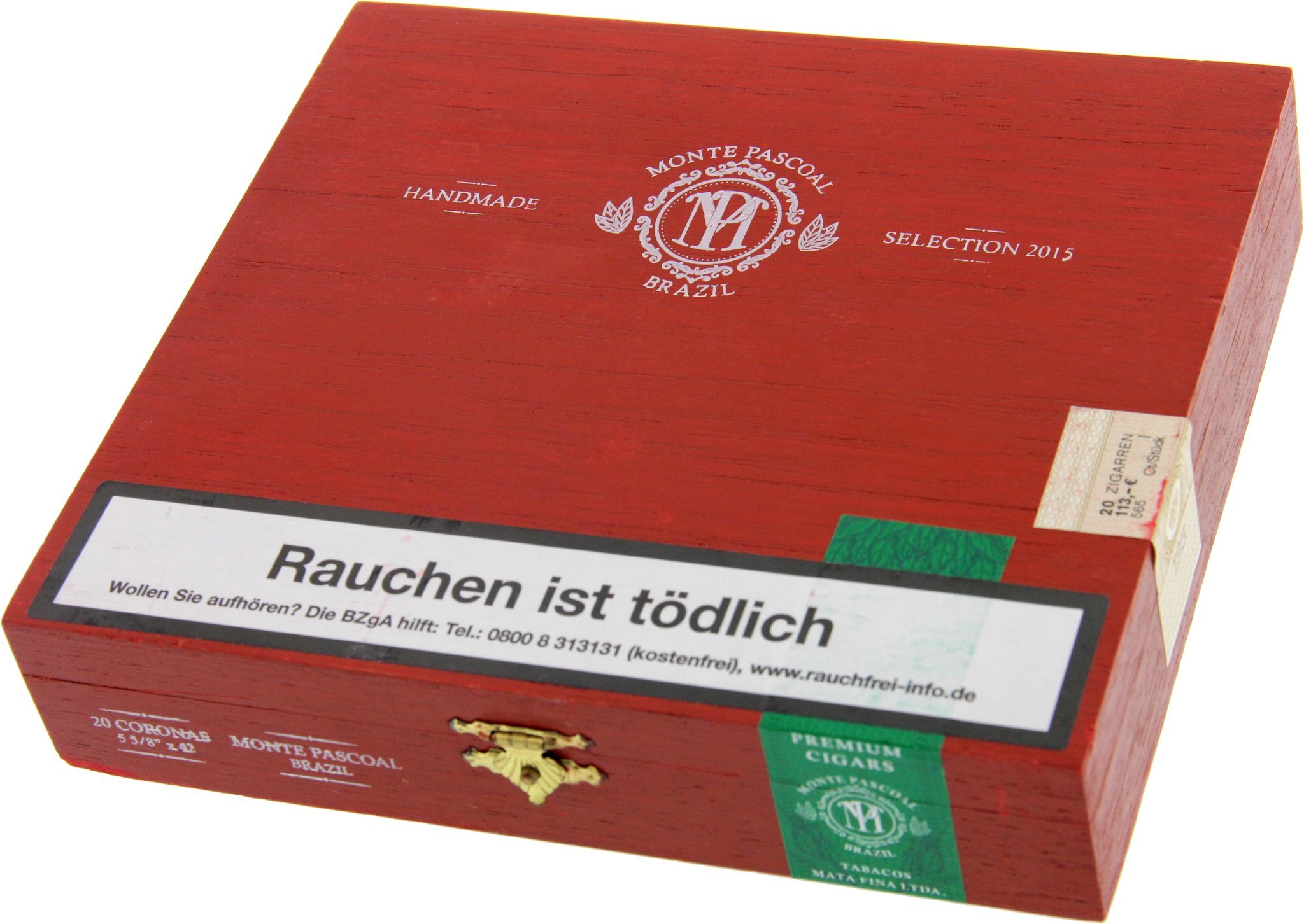 Tabacos Mata Fina Monte Pascoal Selection 2015 Corona Kiste