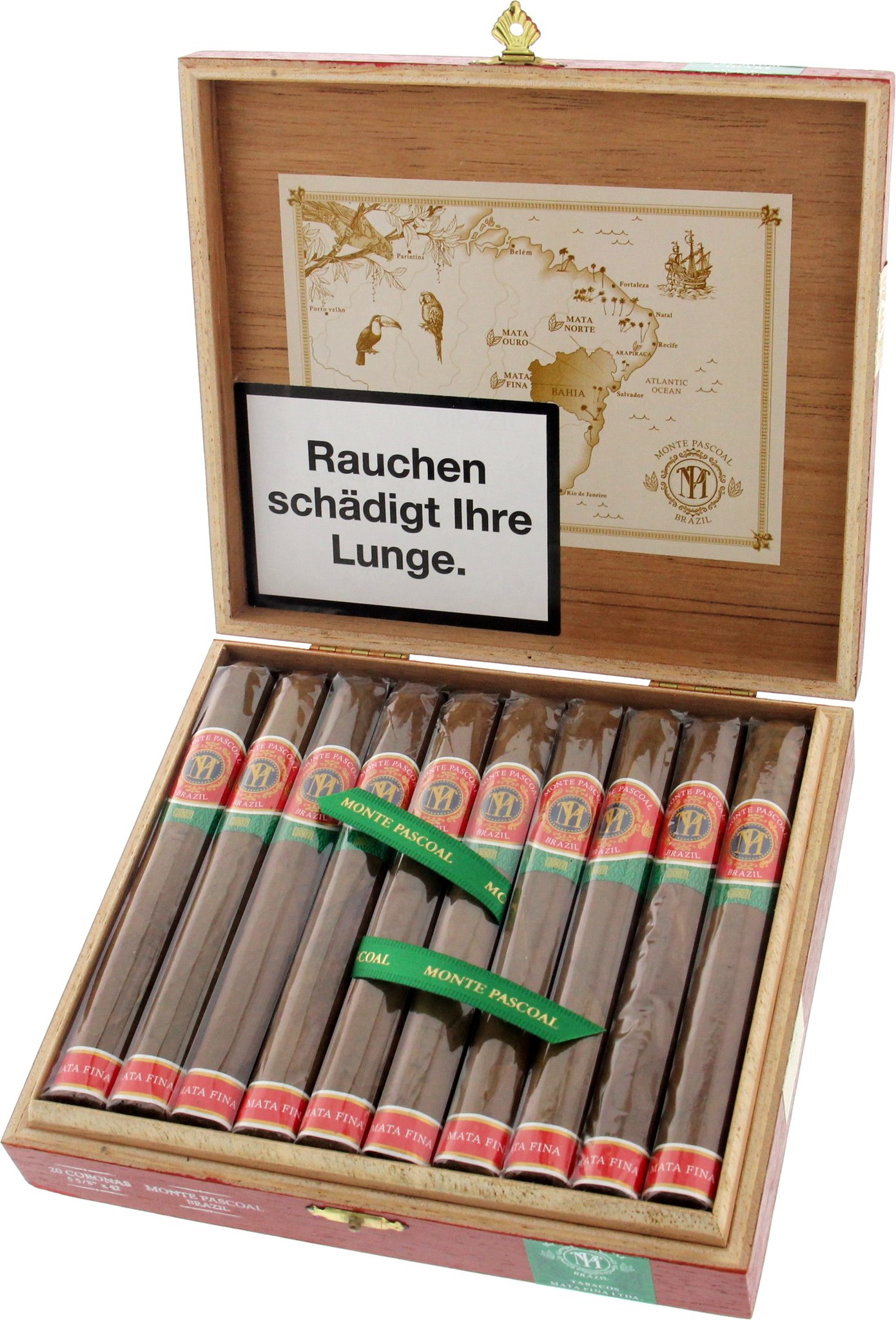 Tabacos Mata Fina Monte Pascoal Selection 2015 Corona Kiste offen