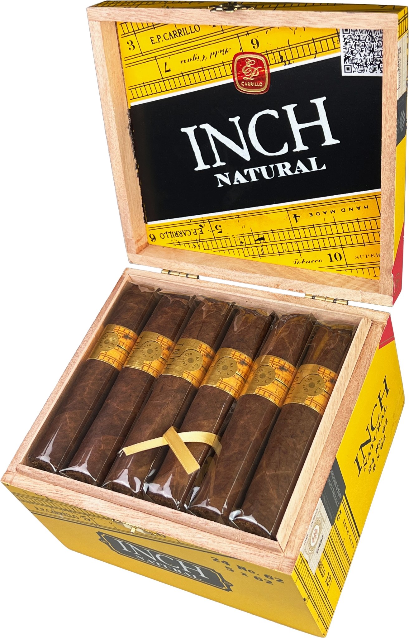 No. 62 Double Robusto (Gordo Corto) Kiste offen