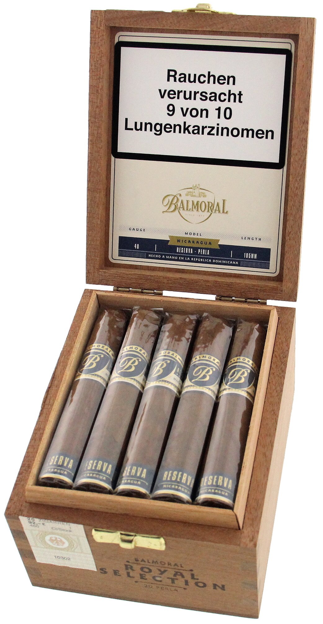 Balmoral Royal Selection Reserva Perla Kiste offen