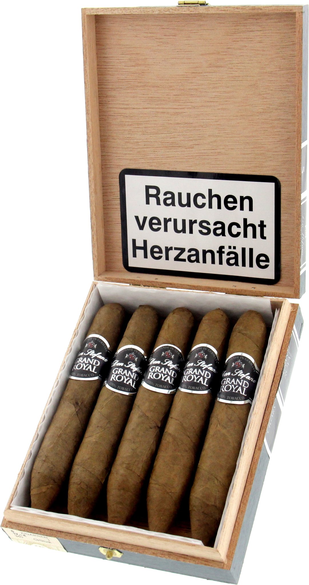 Don Stefano Grand Royal Perfecto Kiste offen