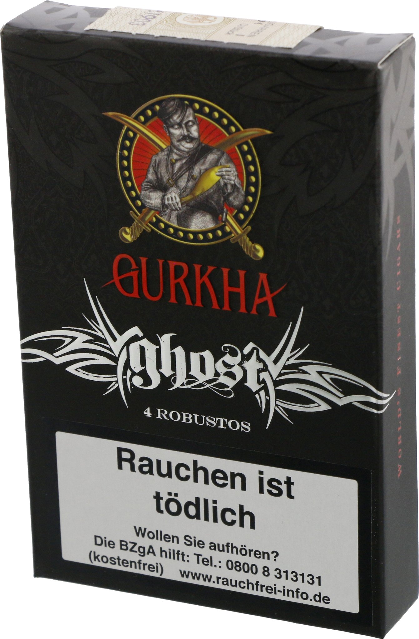 Gurkha Ghost Shadow (Robusto) 4er Box