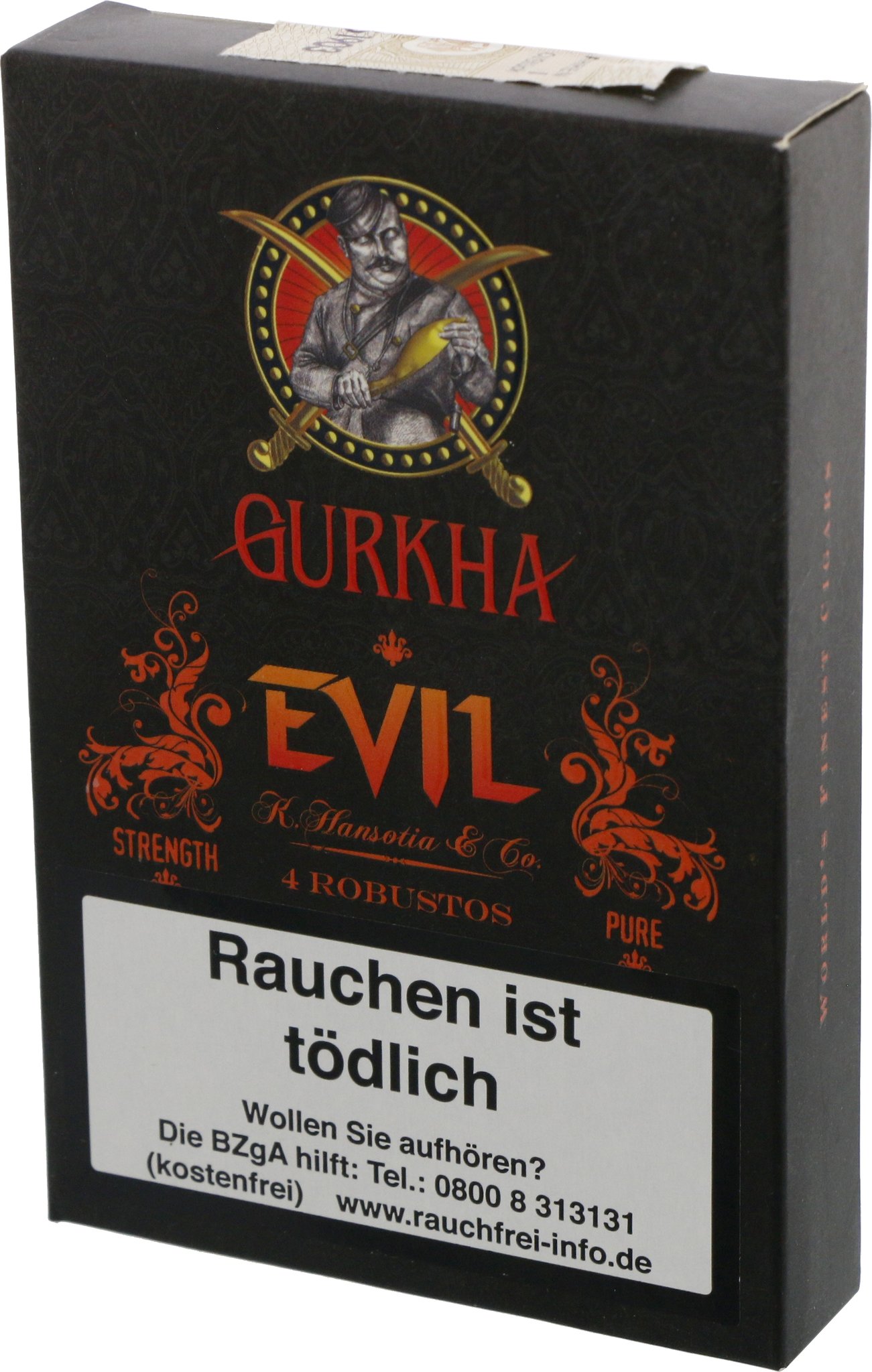 Gurkha Evil Robusto 4er Box