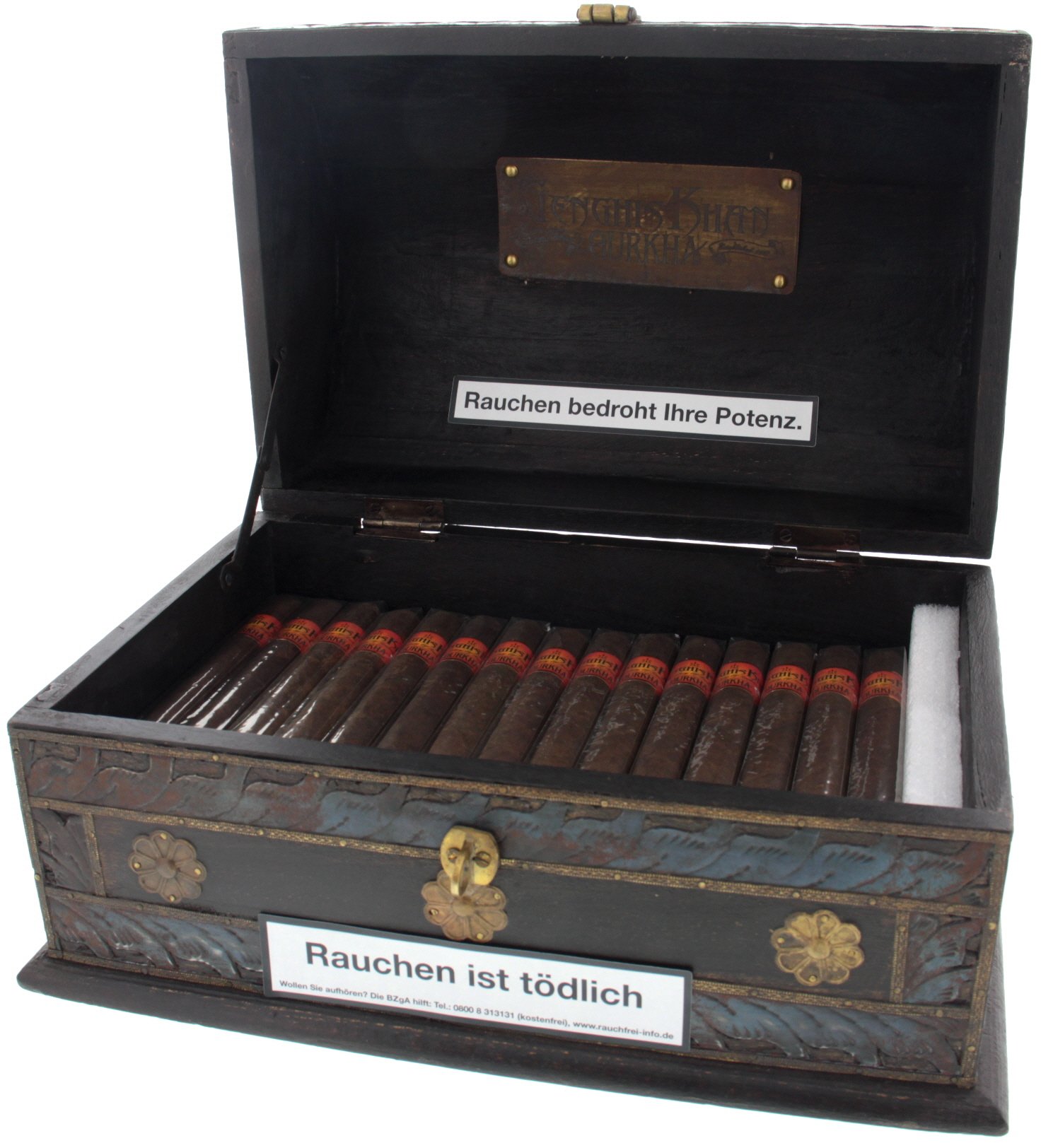 Gurkha Special Edition Genghis Khan Kiste offen