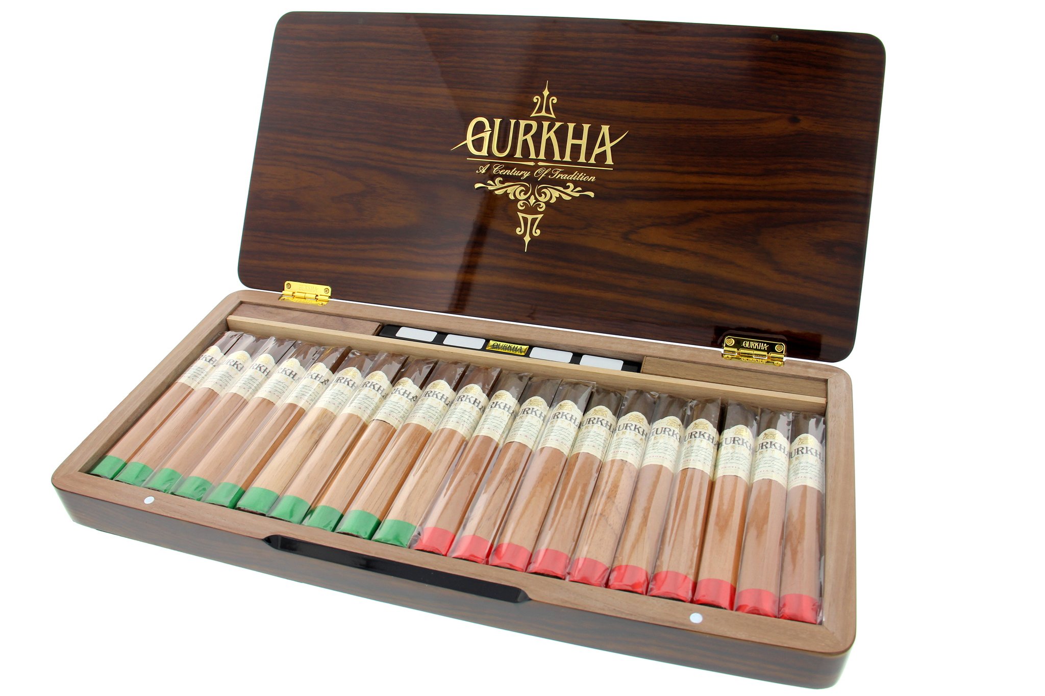 Gurkha Sampler Heritage Toro (20 Zigarren) Kiste offen